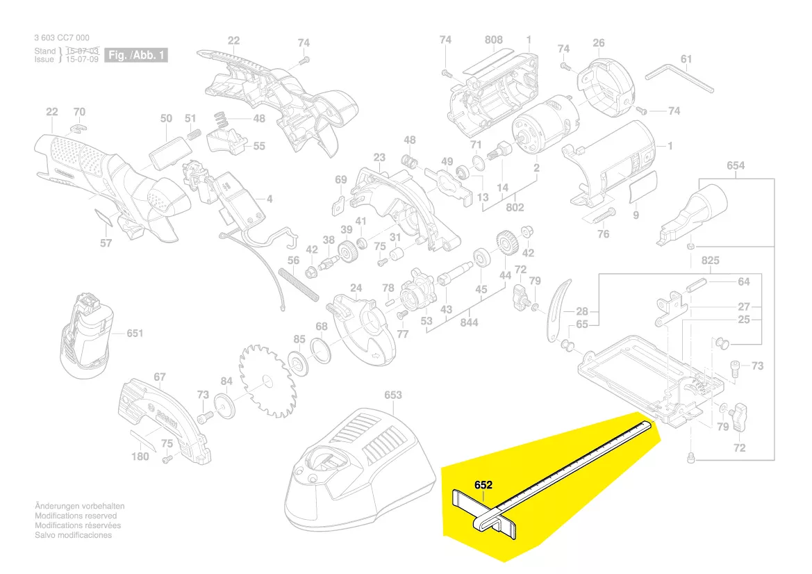 Butée parallèle réf. 1 619 X08 284